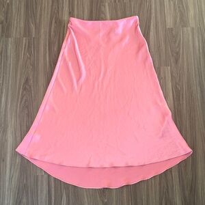 Zara High-Low Pink Skirt
